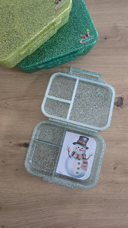 Schneemann Einleger - SnackiBox Mini